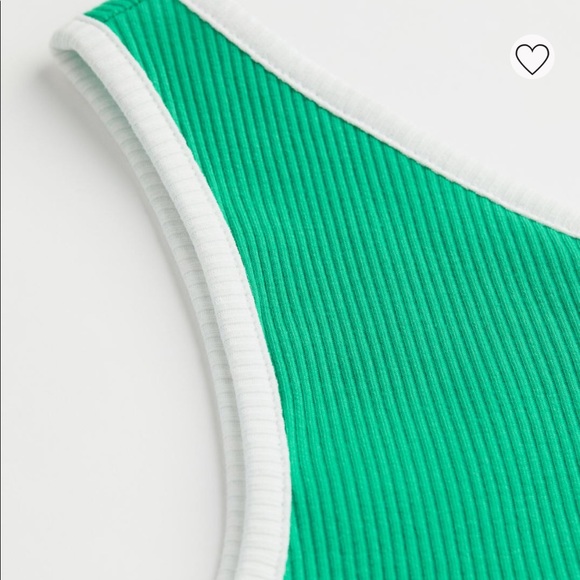 H&M Ribbed One-shoulder Top - Picture 6 of 7